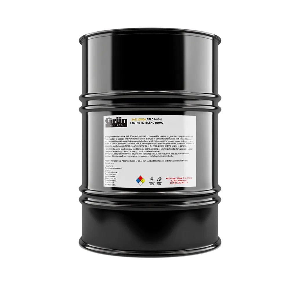 GRUN FLUIDS Synthetic Blend Heavy-Duty Engine Oils 20W50 sb HDMO